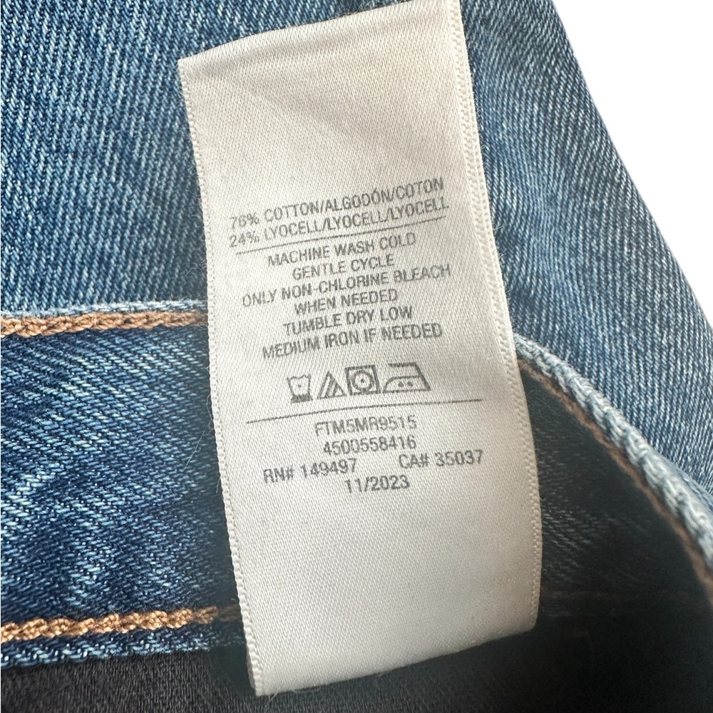 FAVORITE DAUGHTER Jeans The Valentina Flare Super High Rise Denim Blue Size 25 - Picture 11 of 11